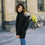 Kurtka Softshell ze wstawką do noszenia - dla dwojga - ciążowa - 4w1 - Black