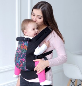 Nosidełko Ergonomiczne Love&Carry - Dlight - Kwiaty